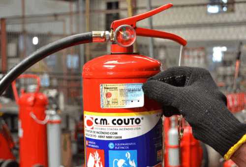 Extintor de incêndio falhou como realizar a manutenção.